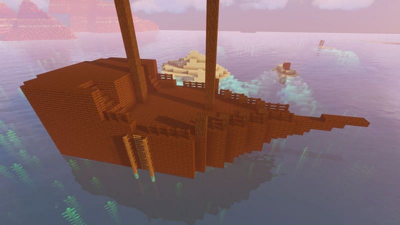 Как построить корабль в Minecraft10