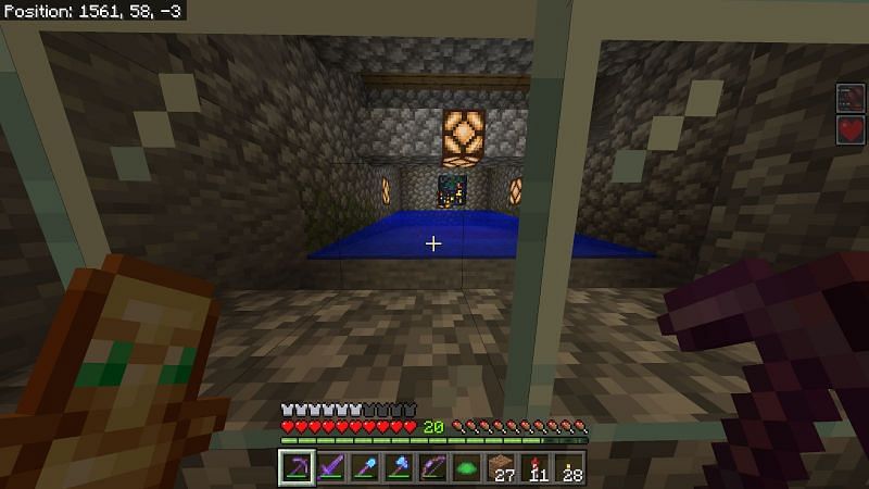 Как найти подземелья в Minecraft3