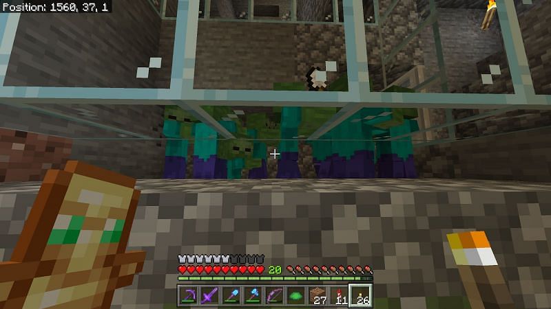Как найти подземелья в Minecraft4