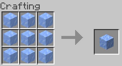 Как получить лед в Minecraft3