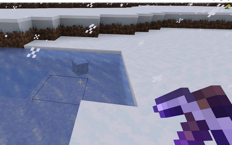 Как получить лед в Minecraft2