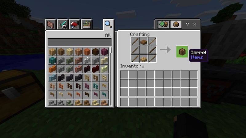 Как сделать бочка в Minecraft2