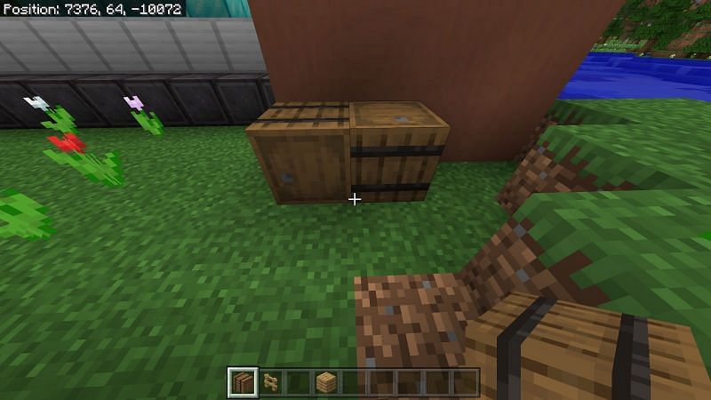 Как сделать бочку в Minecraft6