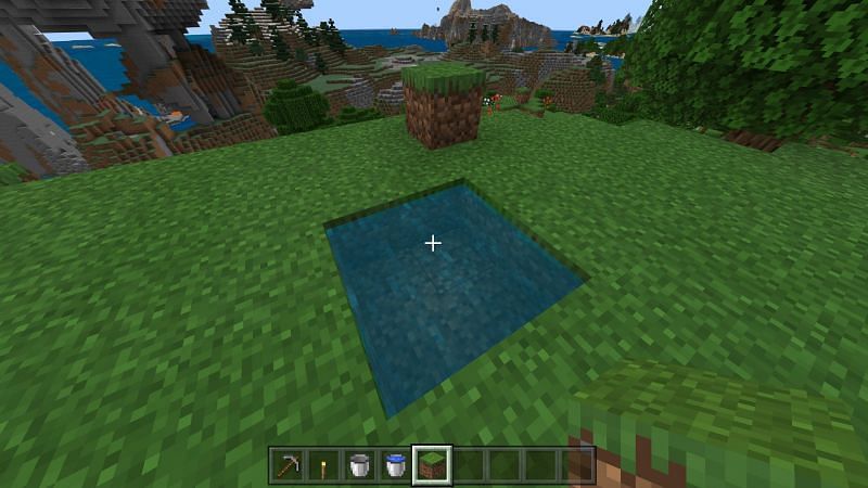 Как сделать ведро в Minecraft5