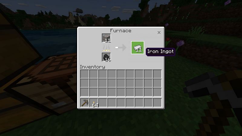 Как сделать ведро в Minecraft1