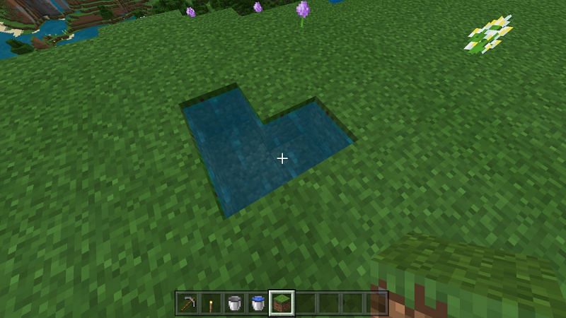 Как сделать ведро в Minecraft4