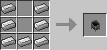 Как сделать сделать Котел в Minecraft3