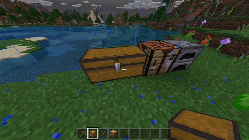 Как сделать сундук в Minecraft2