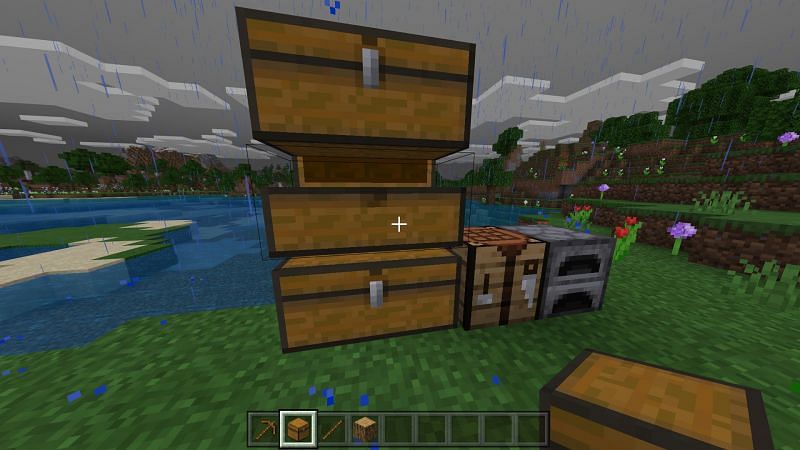 Как сделать сундук в Minecraft4