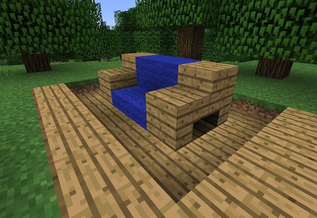 Как сделать диван in Minecraft1