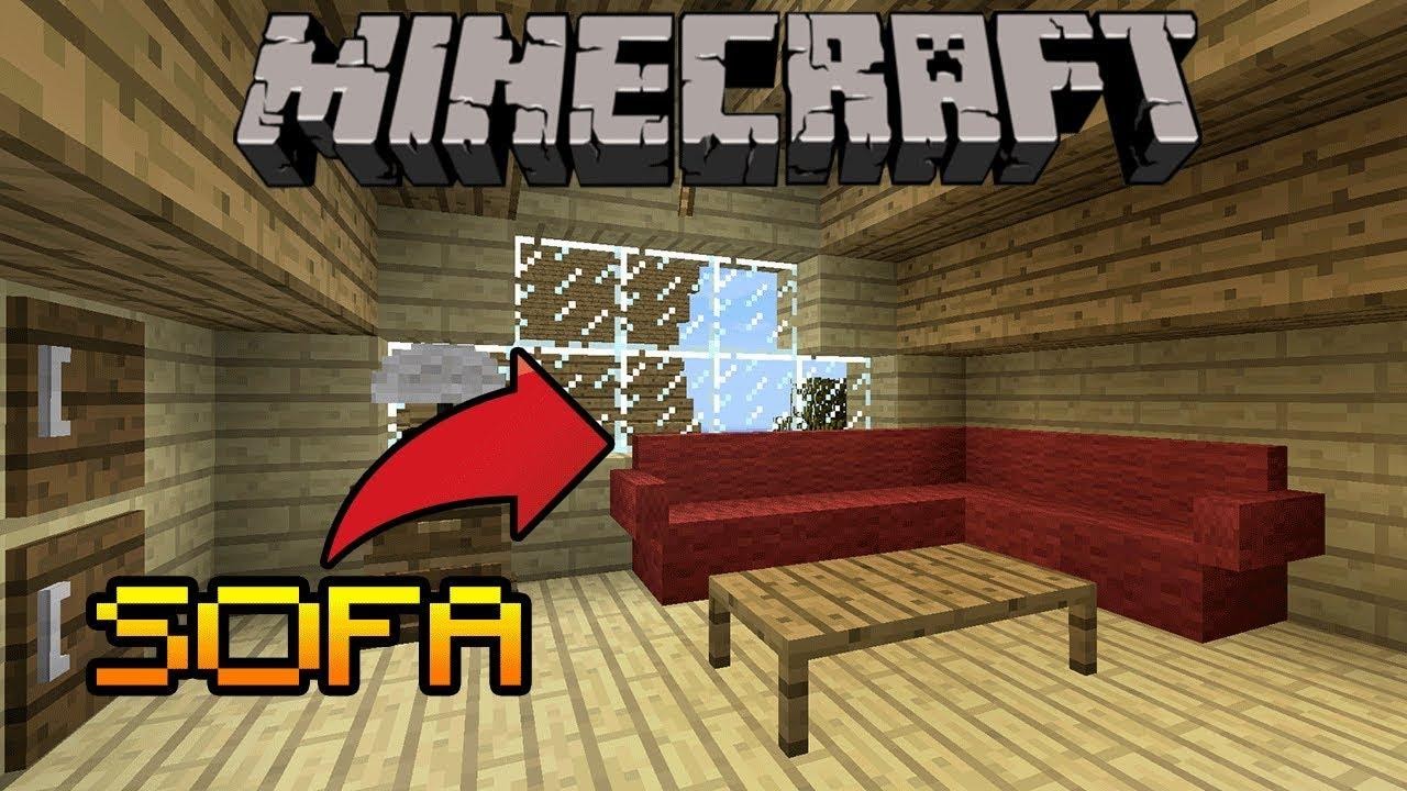 Как сделать диван в Minecraft3