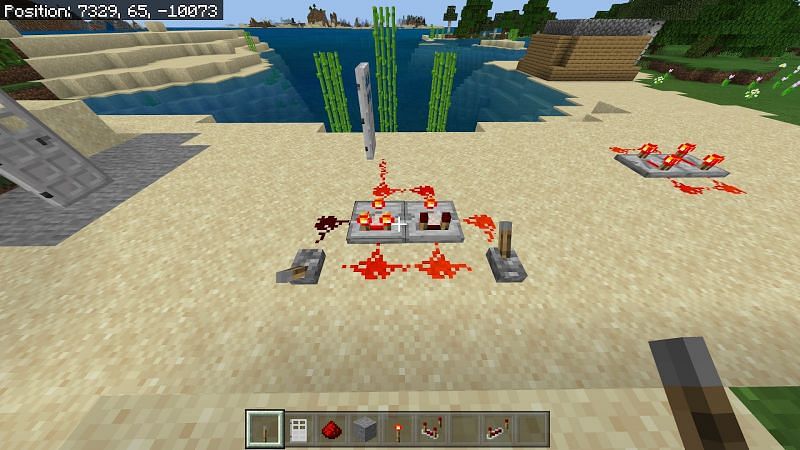 Как сделать рычаг в Minecraft4