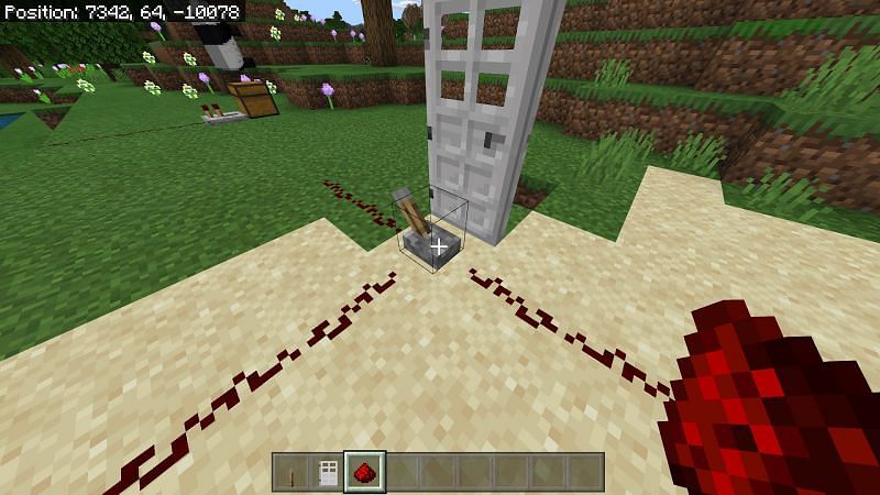 Как сделать рычаг в Minecraft1