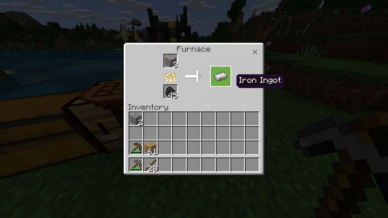 Как сделать кирку в Minecraft6