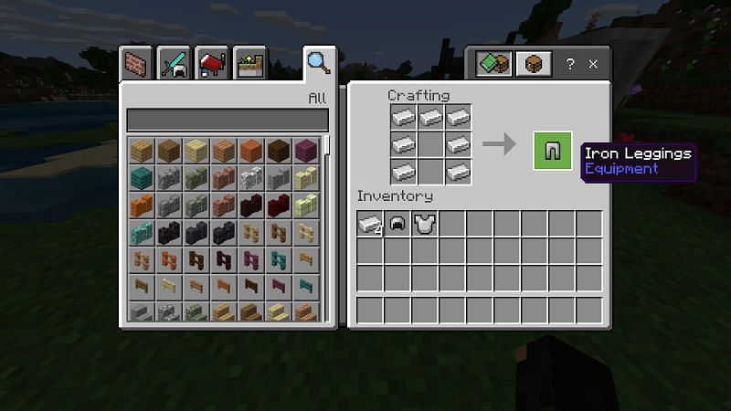 Как сделать броню в Minecraft4