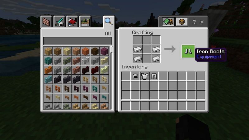 Как сделать броня в Minecraft5