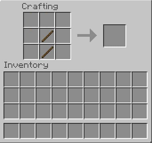 Как сделать топор в Minecraft7