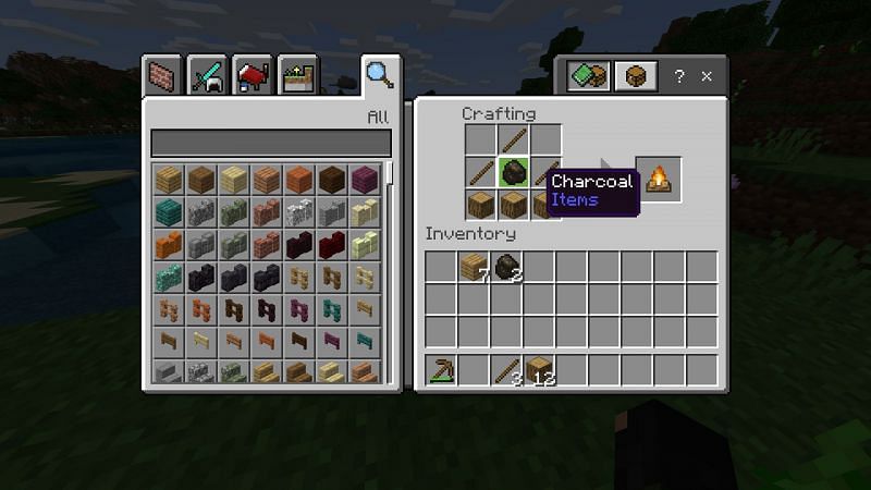 Как сделать уголь в Minecraft5