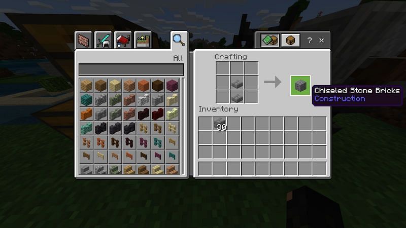 Как сделать каменные кирпичи в Minecraft16