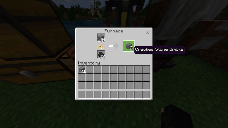Как делать каменные кирпичи в Minecraft14