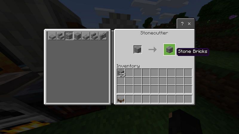 Как сделать каменные кирпичи в Minecraft5