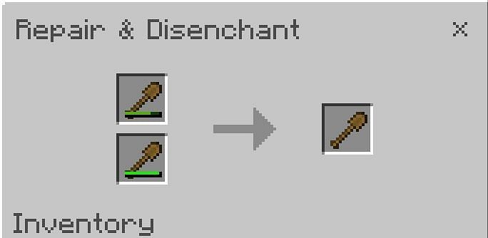 Как ремонтировать предметы в Minecraft3